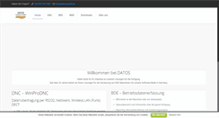 Desktop Screenshot of datos-gmbh.de